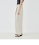 パールリネン ラウンドシルエットパンツ