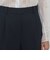 ウールバスケットウェーブ タックハーフパンツ