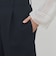 ウールバスケットウェーブ タックハーフパンツ
