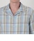 コットンリネン ダブルポケット半袖オープンカラーシャツ ALBIATE