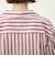 プラムシアーストライプ カシュクールシャツ