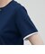 コットンレイヤードヘンリーTシャツ