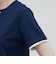コットンレイヤードヘンリーTシャツ