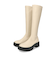 厚底ストレッチロングブーツ