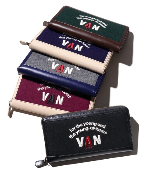 VAN JAC 長財布 シンプルデザイン ラウンドロングウォレット｜ヴァンのアウトレット通販｜三井