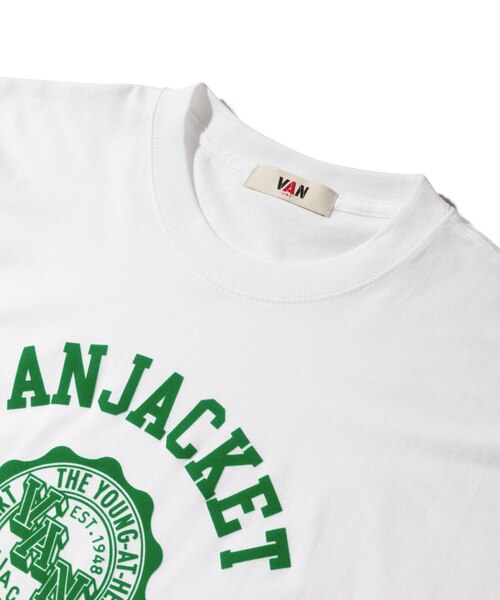 Tシャツ〈カレッジフロッキープリント〉｜ヴァンのアウトレット通販 