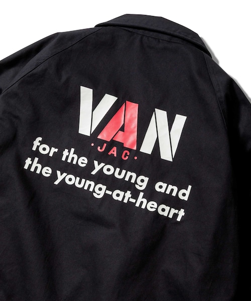 VAN jacket スウィングトップ バックプリント　ネイビー　Ｌサイズ VAN jacket スウィングトップ バックプリント ネイビー Lサイズ