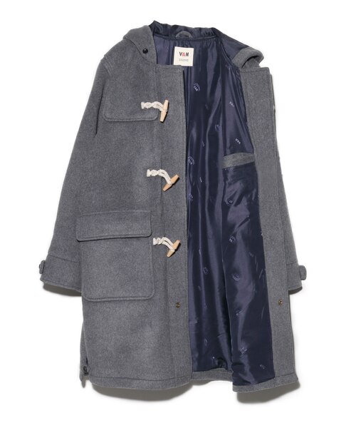 van ネイビー ダッフルコート フード付き ダッフルコート｜ヴァンのアウトレット通販｜三井アウトレットパーク