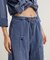 Belted Cargo Loose Wmn / Lt wt illinois ecru chambray