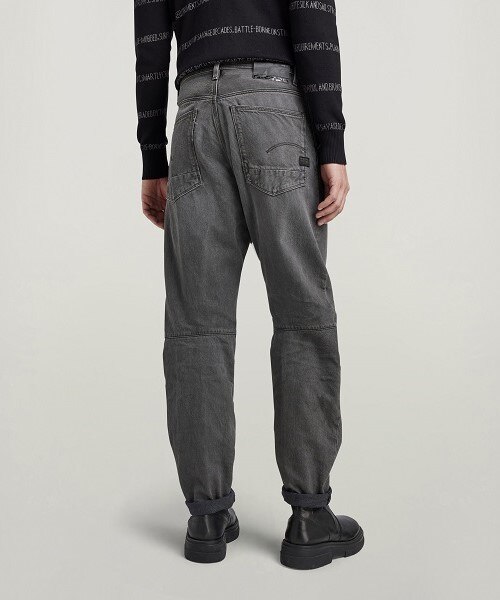Grip 3D Relaxed Tapered / Universe black denim｜ジースター ロゥの