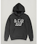 Retro Shadow Graphic Hooded Sweater