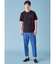 Champion for tk.TAKEO KIKUCHI ロゴ刺繍Tシャツ