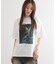 フラワープリントTシャツ