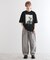 フラワープリントTシャツ