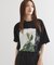 フラワープリントTシャツ
