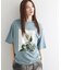 フラワープリントTシャツ