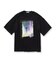 オーロラプリントドレープTシャツ