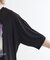 オーロラプリントドレープTシャツ