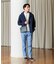 【Made in JAPAN】播州織 ヘリンボン ストレート パンツ