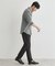 【Made in JAPAN】播州織 ヘリンボン ストレート パンツ