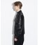 【WEB限定】シンセティックレザーダブルライダースジャケット