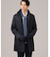 【ダウンライナー付】メランジ スタンドカラー コート