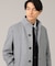 【ウールカシミヤブレンド】ビーバー調 スタンドカラー コート