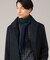 【ウールカシミヤブレンド】ビーバー調 スタンドカラー コート