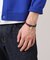 【MADE IN JAPAN】2重巻き 染め分けレザー ブレスレット