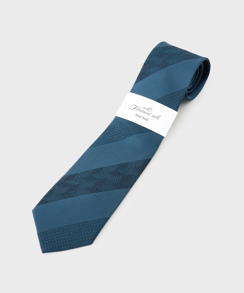 Made in JAPAN】矢絣（やがすり）フィラメントシルク ネクタイ