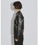 【WEB限定】シンセティックレザーシングルライダースジャケット