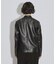 【WEB限定】シンセティックレザーシングルライダースジャケット