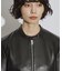 【WEB限定】シンセティックレザーシングルライダースジャケット