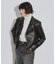 【WEB限定】シンセティックレザーダブルライダースジャケット