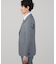 【ONOFF/セットアップ対応】メランジ シャークスキン ストレッチジャケット