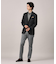 【ONOFF/セットアップ対応】メランジ シャークスキン ストレッチジャケット