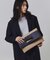 【WEB限定】レザー調クラッチバッグ