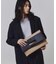 【WEB限定】レザー調クラッチバッグ