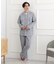 【MADE IN JAPAN】 フラワー＆ハット柄 テーラードパジャマ