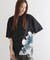 バブルアートフラワーTシャツ