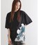 バブルアートフラワーTシャツ