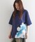バブルアートフラワーTシャツ