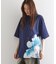 バブルアートフラワーTシャツ