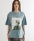 フラワープリントTシャツ