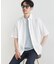 【LIMITED】ワンポイントロゴ刺繍 綿麻半袖シャツ