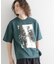 アーバングラフィックブラシ刺繍Tシャツ