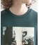 アーバングラフィックブラシ刺繍Tシャツ