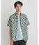 【COOL CITY WEAR】籠目アート柄 サッカーシャツ /通気性
