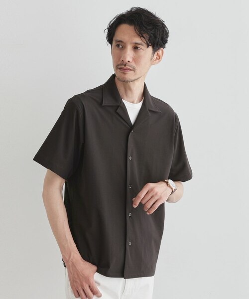 COOL CITY WEAR】エアートール オープンカラーシャツ /接触冷感