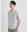 【COOL CITY WEAR】ストライプジャージ ボタンダウンシャツ /接触冷感